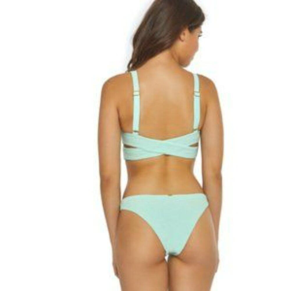 NWT Azura Pilyq Smocked Teeny Bikini